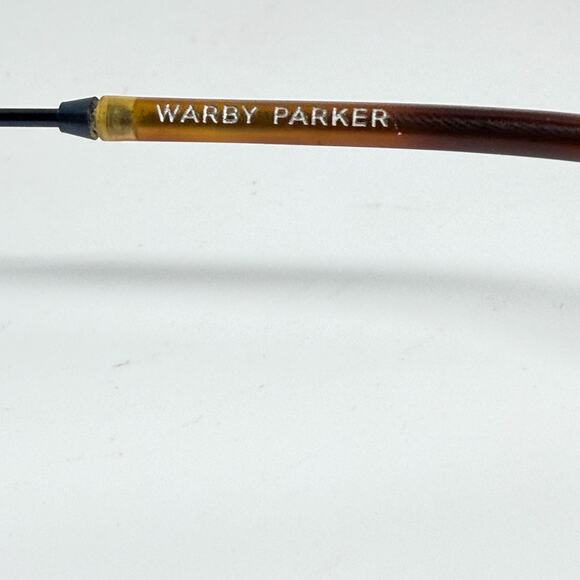 Warby Parker Eyeglasses Milton 2550 Brushed Navy Round Frame 50[]19 142 H19896 - Picture 6 of 7